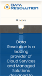 Mobile Screenshot of dataresolution.net