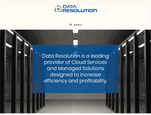 Tablet Screenshot of dataresolution.net